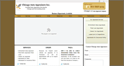 Desktop Screenshot of chicagoautoappraisers.com